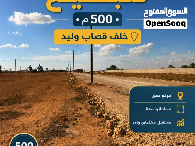 اراضي 500م خلف قصاب وليد