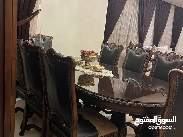 طاولة سفرة وبوفيه محفور يدوي