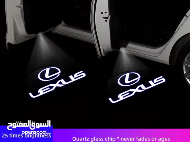 2Pcs LED Welcome Lights Car Door Emblem Projector Lamps For Lexus