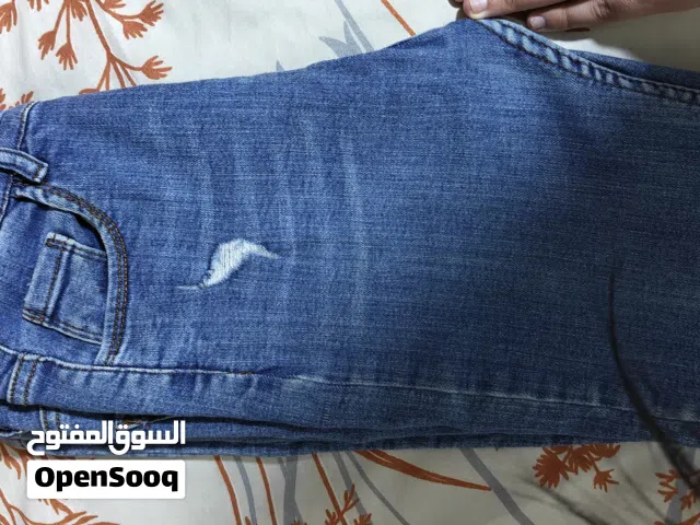 بنطلون ازرق اسكيني