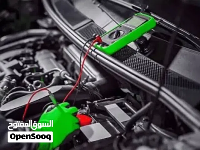 كهربائي وميكانيكي سيارات وكمبيوتر تشخيص اعطال متنقل نجوك لعندك وفي مكانك للصيانة جميع انواع السيارات