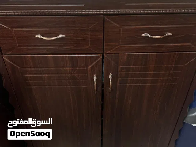 Classic Dark brown Wood Shoe Cabinet