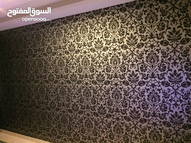 تركيب كافة اعمال ورق جدران