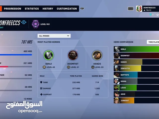 حساب اوفرواتش جميل جدا و نظيف ولا عليه كلام، تقدر تغير الاسم بعد، و لو نقلته على حسابك يصير 92%