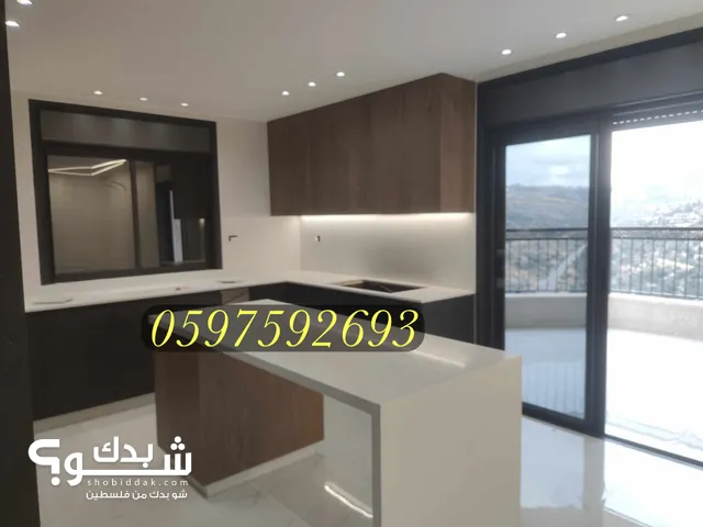 شقة فاخرة - تشطيب شخصي للبيع رام_الله _ الطيرة - ديكورات جبصين + مطبخ- 200,000 $