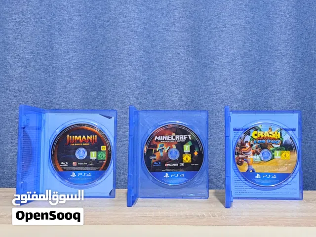 3 ألعاب بلايستيشن 4 للبيع