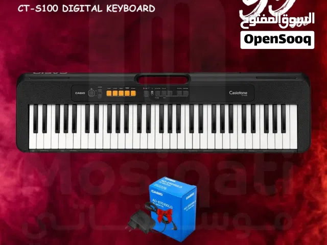 اورغ كاسيو CT-S100 مع محول كاسيو الاصلي