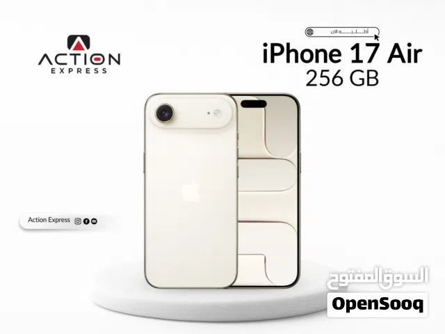 IPHONE 17 AIR ( 256GB ) NEW // ايفون 17 اير ذاكره 256 جيجا الجديد كليا
