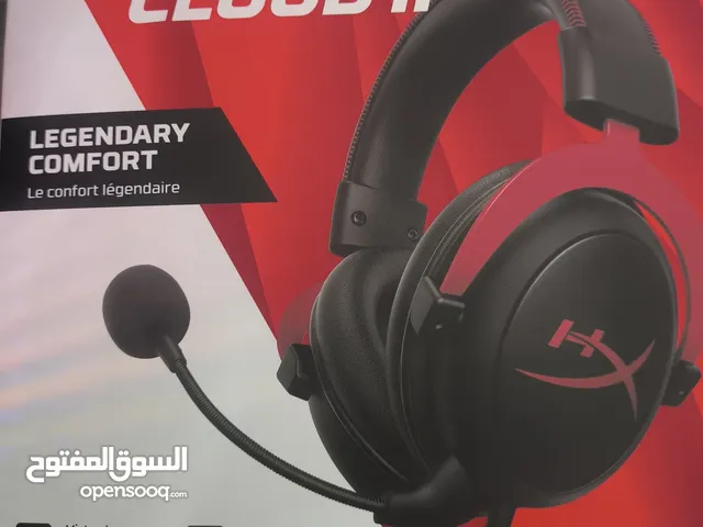 سماعات هايبر اكس كلاود 2 الغنية عن التعريف المميزه جديده HyperX cloud 2 for sale