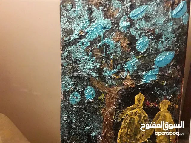 رسم زيتي على القماش