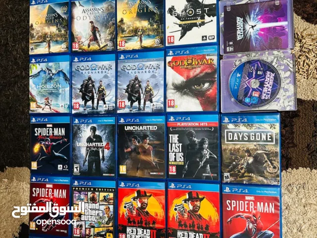 سيديات العاب بلاستيشن 4/5 مستخدم