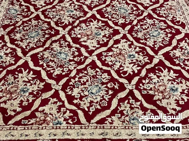 The carpet is in good condition.