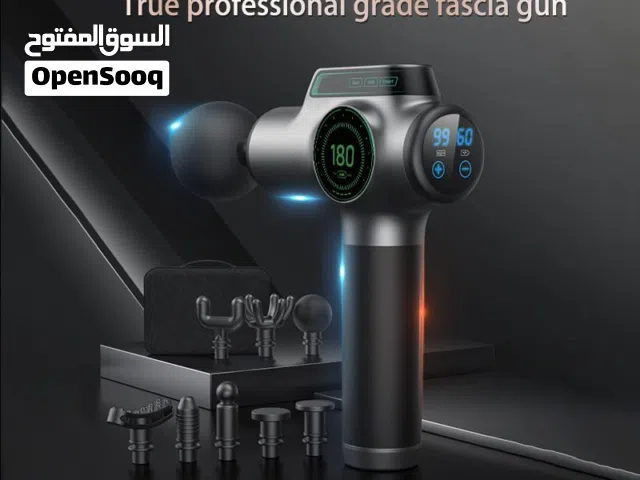 مسدس تدليك احترافي (Fascia Gun) – علاج عضلي بلمسة زر ....  للمزيد من التفاصيل شاهد الوصف ...........
