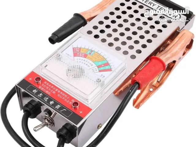يتوفر لدينا جهاز  Battery_load_tester جهاز فحص البطارية  يقوم بفحص البطارية يدويا