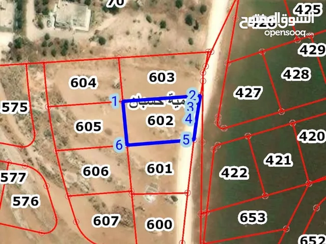 ارض سكنية مطلة تنظيم أ مساحتها 1012متر