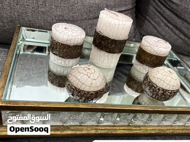 للبيع شموع معطره نع صينيه زجاج