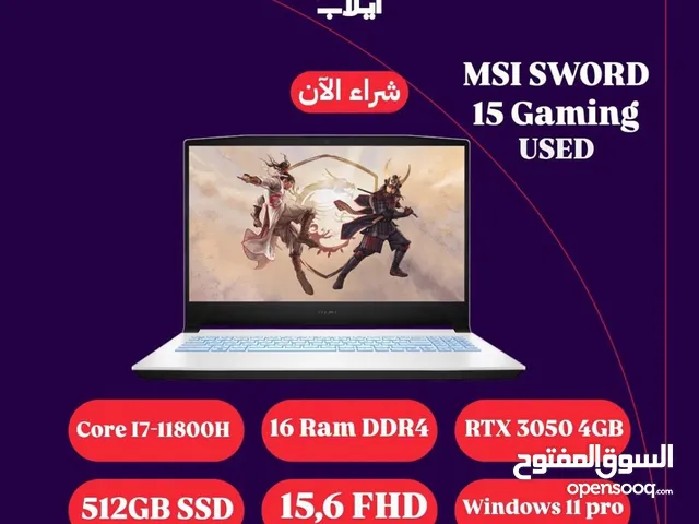 Msi sword 15 gaming