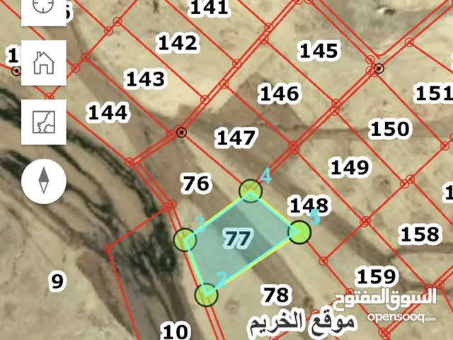 جنوب عمان موقع الخريم 10 دونم من المالك