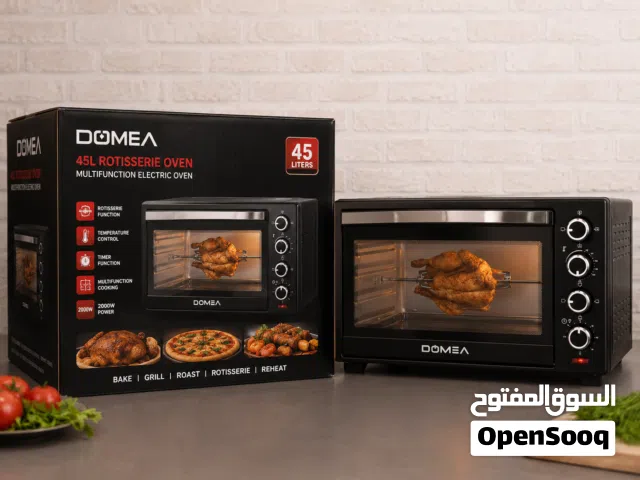 DOMEA 45L Rotisserie Electric Oven – Multi Function Toaster Oven