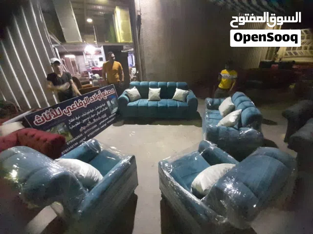 اطقم كنب 7مقاعد جميع الالوان متوفره بأفضل الأسعار بالمملكه ومتوفر لدينا خدمة التوصيل