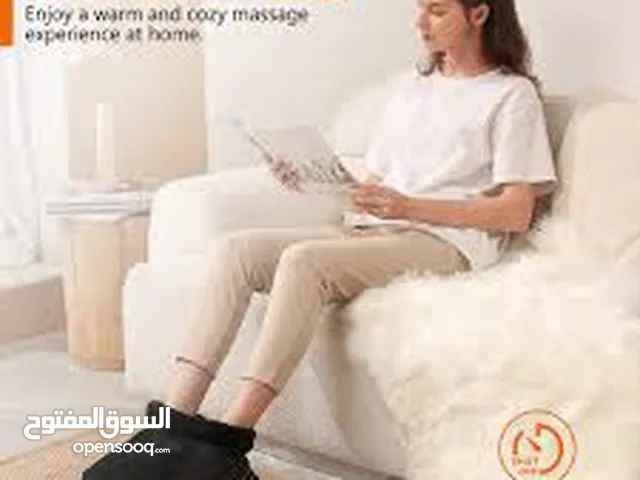 خف حراري كهربائي فرو  للقدمين   تدفئه تمنع الشعور ببرودة الطقس مهما كان الطقس باردا