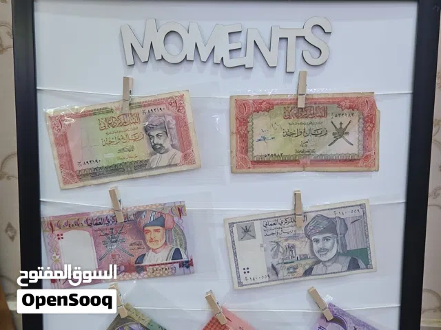 عملات ورقية عمانية وخليجية وعالمية