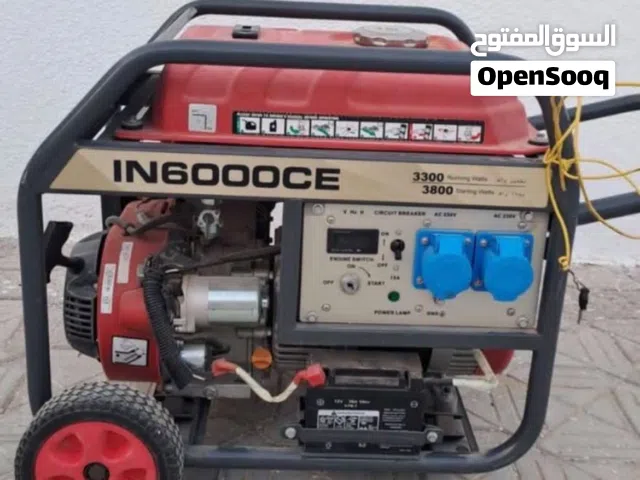جنريتر للبيع عندي نوعين لقوه وبحاله جيده يشتغلن بغيط وسلف واحد قوته 4000 والثاني3800 كلهم شغال