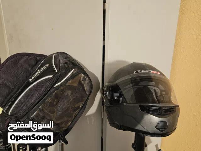 used ls2 helmet XL with magnetic tankbag
