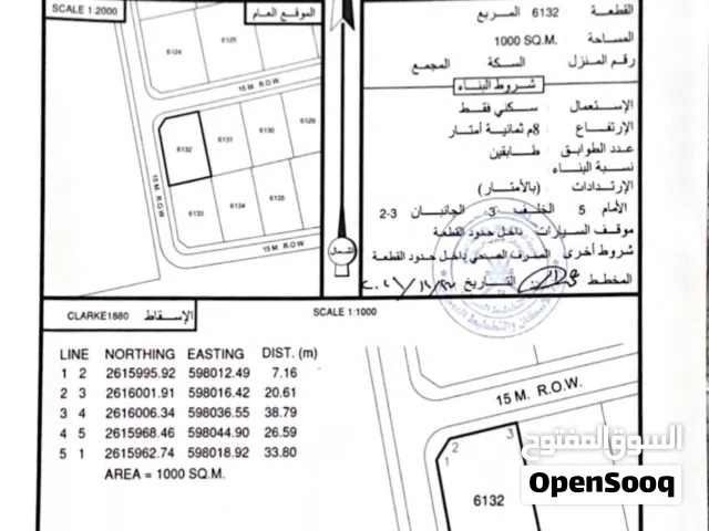 ارض للبيع في الرميس