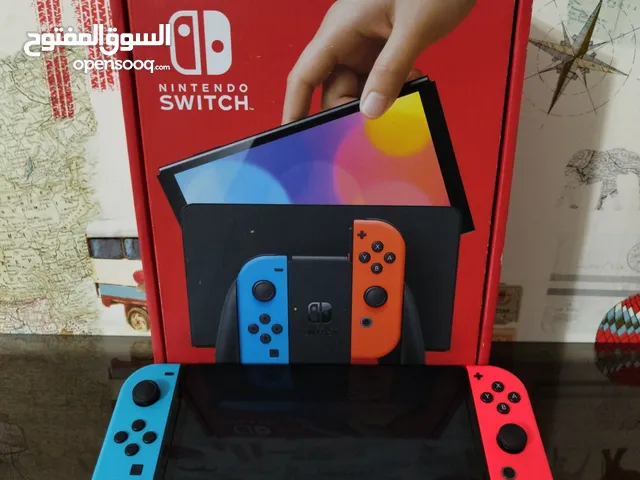 جهاز نينتيندو سويتش اوليد مستعمل بحالة ممتازة