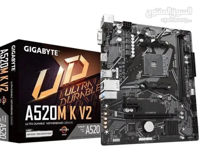 GIGABYTE A520M DDR4 support Ryzen 3 , 5 and 7 5600