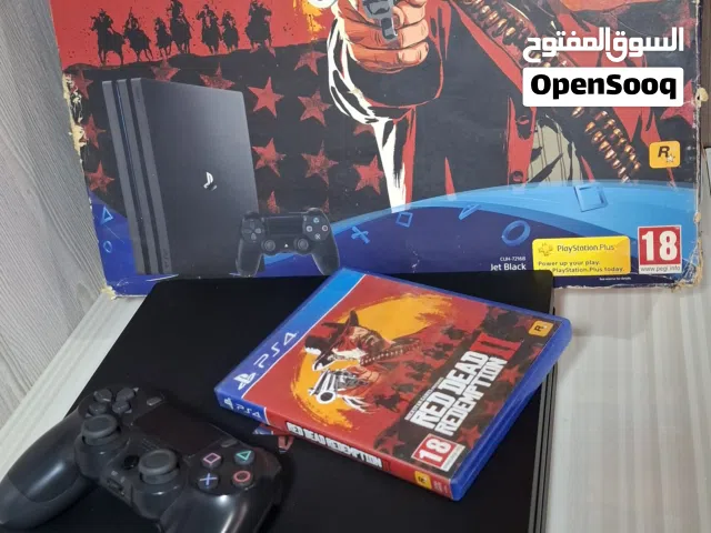 بلايستيشن 4 برو ps4 pro 1T RED DEAD 2 Redemption