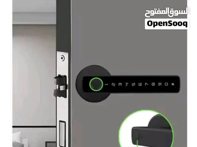 قفل باب خشبي ذكي بالبصمه والارقام جديد brand new smart lock