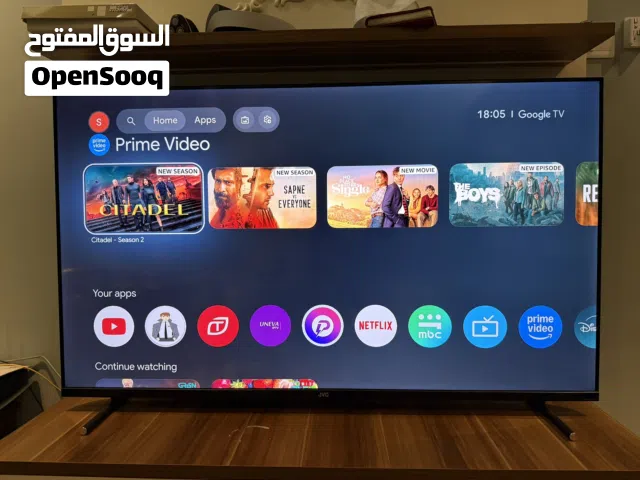 JVC 55 QLED 4K (144Hz) - Like New + Active Subscriptions & Shahid VIP