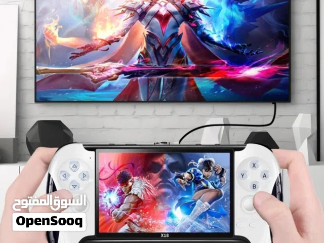 - X18 Console 10000+ Games 4.3” 2500mAh  - جهاز ألعاب الفيديو المحمول أكثر من 10000 لعبة كلاسيكية .