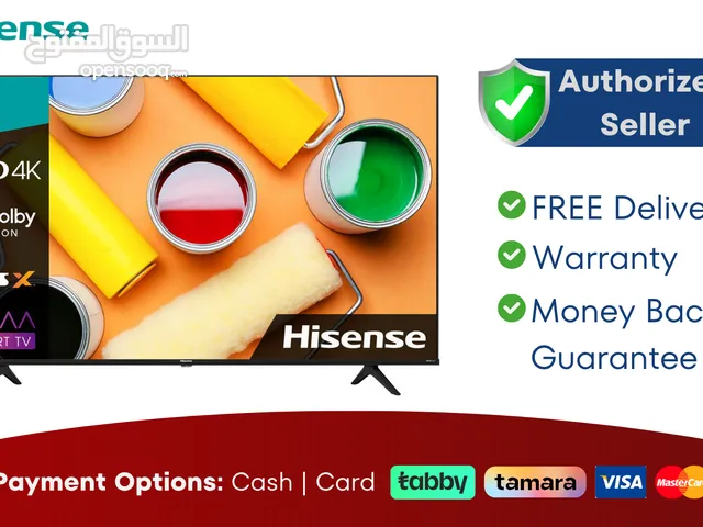 Hisense 85 inch Smart TV - 4K - Warranty - Free Delivery