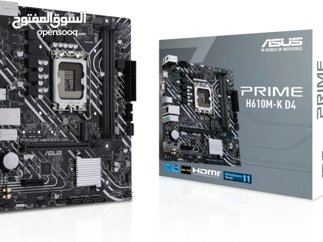 مذربورد جديد ASUS Prime H610M-K D4 Motherboard