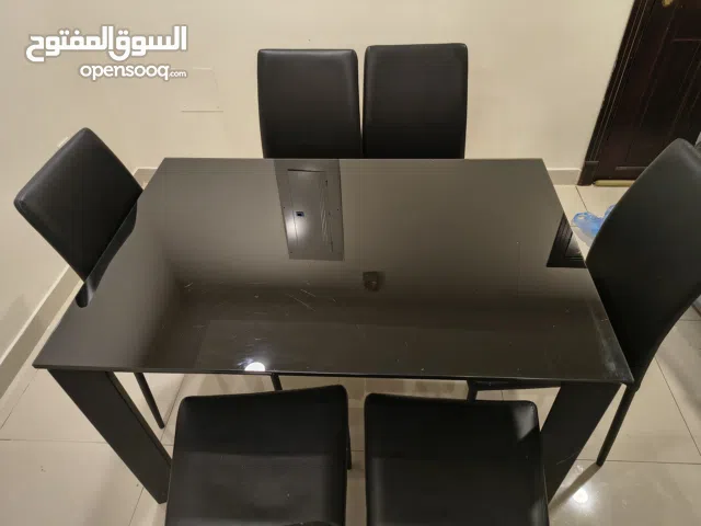 IKEA dinner table set with 6 chairs