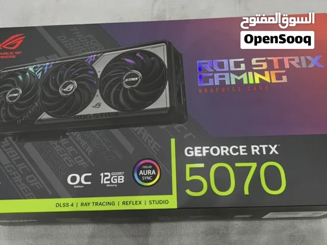 كرت شاشة Asus GeForce RTX 5070 ROG Strix 12GB OC Edition GPU