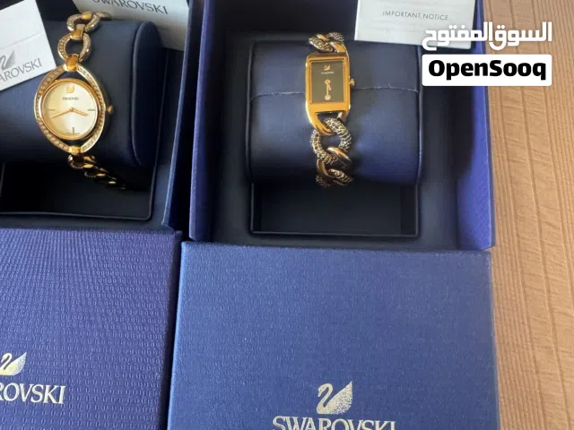 للبيع ساعتان Swarovski أصليات مع العلبة – حالة ممتازة