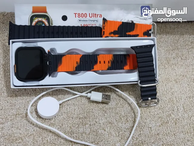 ساعة ذكية جديدة للبيع معها كامل ملحقاتها شكل انيق وجودة عاليه تصلح كهدية او للاستخدام الشخصي