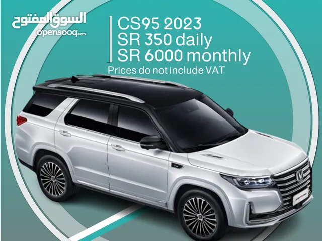 Changan CS95 2023 for rent - Free Delivery for monthly rental