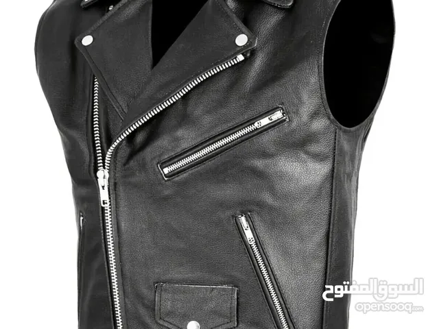 جاكيت جلد كم قصير