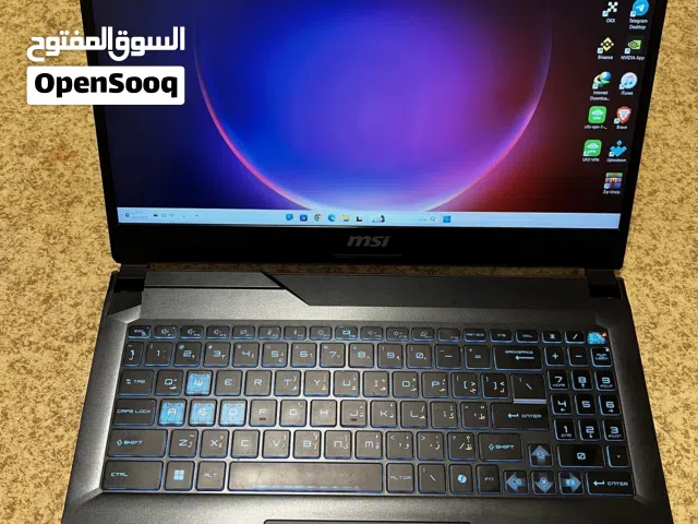 لابتوب msi cyborg15 A13V ام اس اي سايبورك 15