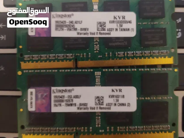 رامات لابتوب kingston 8+4 .. 12GB