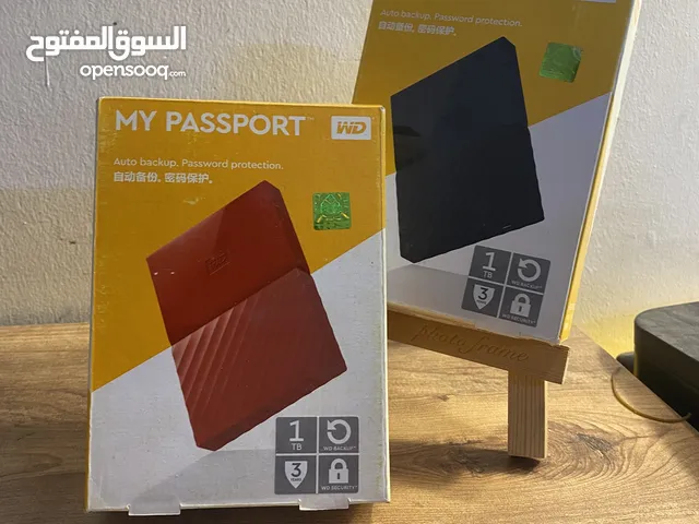 هارد hdd واحد تيرا وثنين ثيرا Wd passport