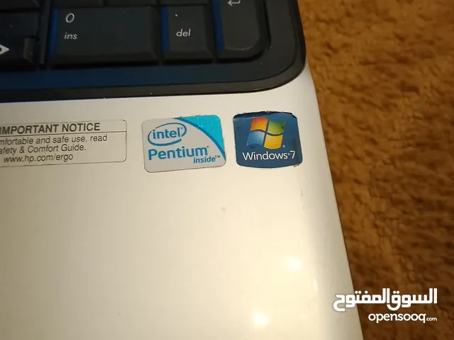 سلام عليكم كميبوتر hp اموره تمام جهاز الله يبارك يمشي معه فيس ومسجنر وينزل فيه العاب وفيه زوز العاب