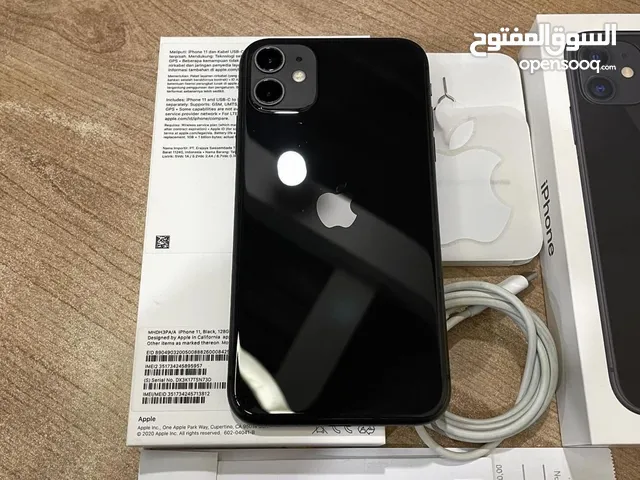 آيفون 11 128Gb أسود نضيف جدا