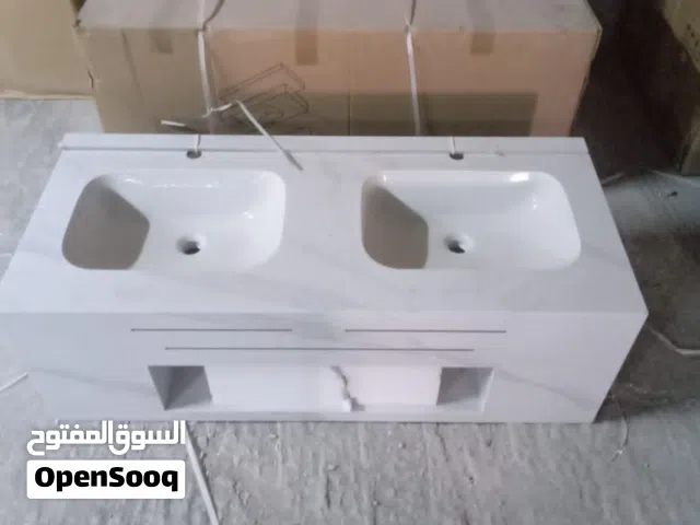 مغاسل حوض واحد و مزدوجة و التلاتية في السمو للرخام والكرنيت فرع طاقة