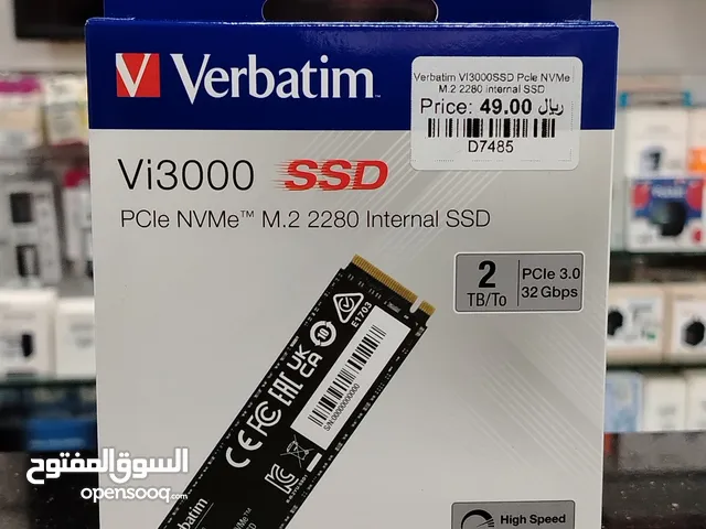 Verbatim Vi3000 PCIe NVMe M.2 2280 2TB